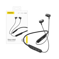 Auscultadores Neckband Bluetooth Foneng BL36 130mAh Preto